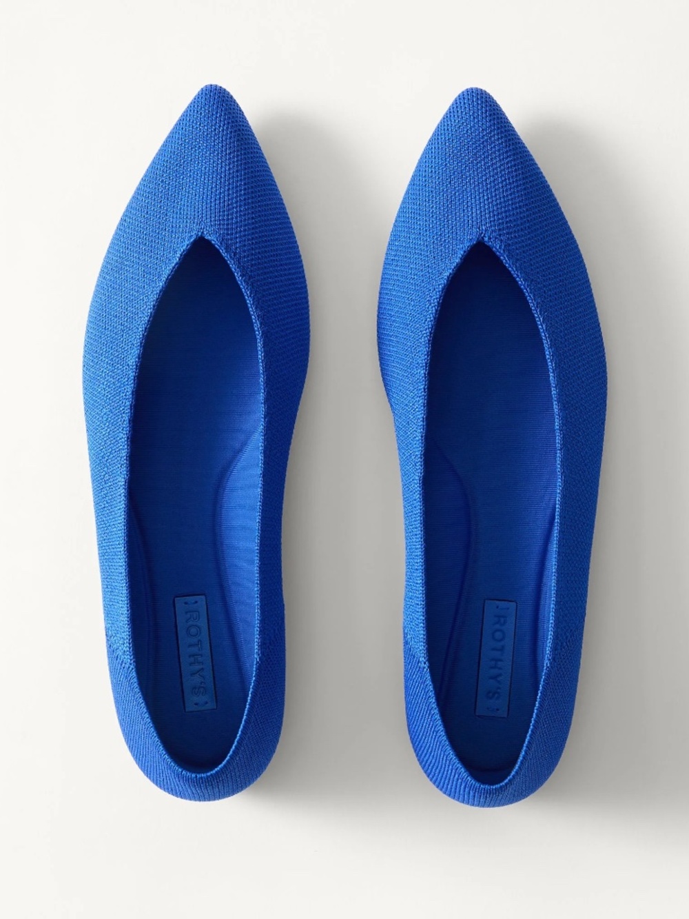 NIB Rothy's The Point 111 Blue Flats Women's Size 8 NEW in Box - Picture 3 of 10